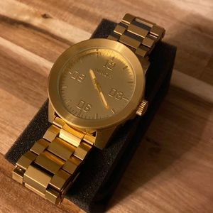 Gold Nixon watch